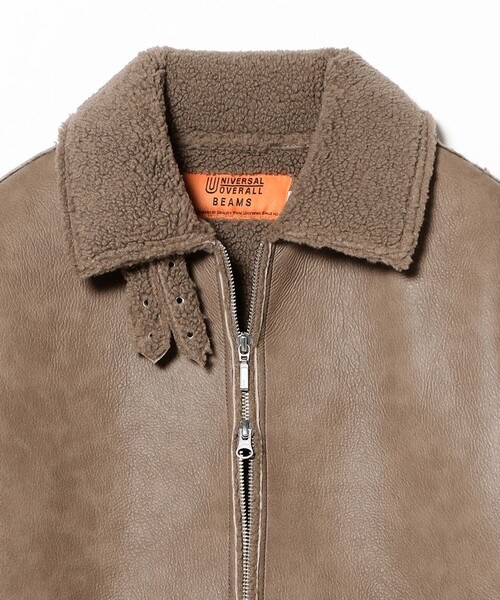 セール】【別注】UNIVERSAL OVERALL / Synthetic leather Jacket