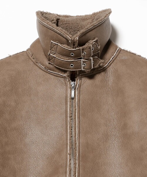 UNIVERSAL OVERALL（ユニバーサルオーバーオール）の「【別注】UNIVERSAL OVERALL / Synthetic leather Jacket（ブルゾン・メンズ・ブラック/ブラウン・MEDIUM/SMALL/LARGE/X-LARGE）」の11枚目の写真