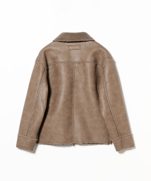 UNIVERSAL OVERALL（ユニバーサルオーバーオール）の「【別注】UNIVERSAL OVERALL / Synthetic leather Jacket（ブルゾン・メンズ・ブラック/ブラウン・MEDIUM/SMALL/LARGE/X-LARGE）」の15枚目の写真