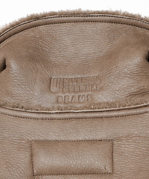 UNIVERSAL OVERALL（ユニバーサルオーバーオール）の「【別注】UNIVERSAL OVERALL / Synthetic leather Jacket（ブルゾン・メンズ・ブラック/ブラウン・MEDIUM/SMALL/LARGE/X-LARGE）」の16枚目の写真