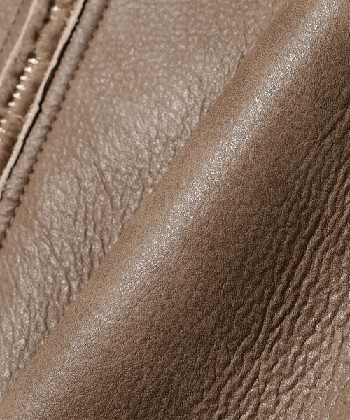 UNIVERSAL OVERALL（ユニバーサルオーバーオール）の「【別注】UNIVERSAL OVERALL / Synthetic leather Jacket（ブルゾン・メンズ・ブラック/ブラウン・MEDIUM/SMALL/LARGE/X-LARGE）」の17枚目の写真