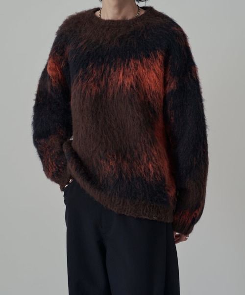 グラデーションシャギーニット（ニット/セーター）｜Lui's（ルイス）の