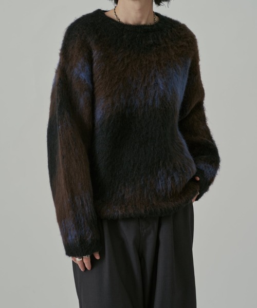 セール】グラデーションシャギーニット（ニット/セーター）｜Lui's