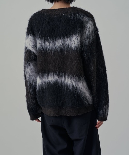 Lui's(ルイス)の「グラデーションシャギーニット(ニット/セーター・メンズ・ブラック/ブルー/レッド・S/M)」の7枚目の写真