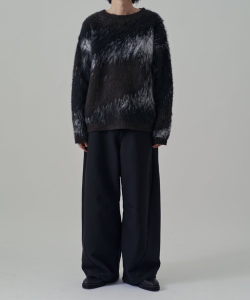 Lui's(ルイス)の「グラデーションシャギーニット(ニット/セーター・メンズ・ブラック/ブルー/レッド・S/M)」の9枚目の写真