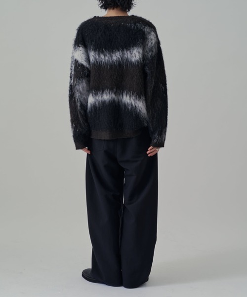 Lui's(ルイス)の「グラデーションシャギーニット(ニット/セーター・メンズ・ブラック/ブルー/レッド・S/M)」の11枚目の写真