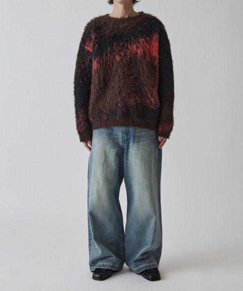 セール】グラデーションシャギーニット（ニット/セーター）｜Lui's