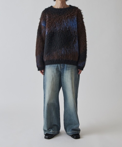 セール】グラデーションシャギーニット（ニット/セーター）｜Lui's