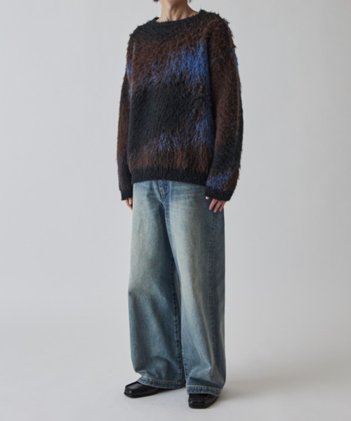 セール】グラデーションシャギーニット（ニット/セーター）｜Lui's