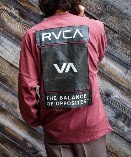 RVCA（ルーカ）の「RVCA メンズ 3BOX LT ロンＴ 【2025年秋冬モデル】/ルーカボックスロゴバックプリント長袖ロンT（Tシャツ/カットソー・メンズ・オフホワイト/ブラック/ブルー系その他/ベージュ/レッド系その他・SMALL/MEDIUM/LARGE/X-LARGE）」の5枚目の写真