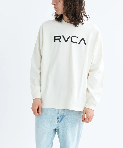 RVCA（ルーカ）の「RVCA メンズ 3BOX LT ロンＴ 【2025年秋冬モデル】/ルーカボックスロゴバックプリント長袖ロンT（Tシャツ/カットソー・メンズ・オフホワイト/ブラック/ブルー系その他/ベージュ/レッド系その他・SMALL/MEDIUM/LARGE/X-LARGE）」の6枚目の写真