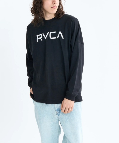 RVCA（ルーカ）の「RVCA メンズ 3BOX LT ロンＴ 【2025年秋冬モデル】/ルーカボックスロゴバックプリント長袖ロンT（Tシャツ/カットソー・メンズ・オフホワイト/ブラック/ブルー系その他/ベージュ/レッド系その他・SMALL/MEDIUM/LARGE/X-LARGE）」の9枚目の写真