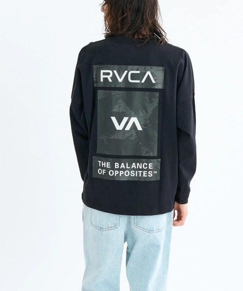 RVCA（ルーカ）の「RVCA メンズ 3BOX LT ロンＴ 【2025年秋冬モデル】/ルーカボックスロゴバックプリント長袖ロンT（Tシャツ/カットソー・メンズ・オフホワイト/ブラック/ブルー系その他/ベージュ/レッド系その他・SMALL/MEDIUM/LARGE/X-LARGE）」の10枚目の写真