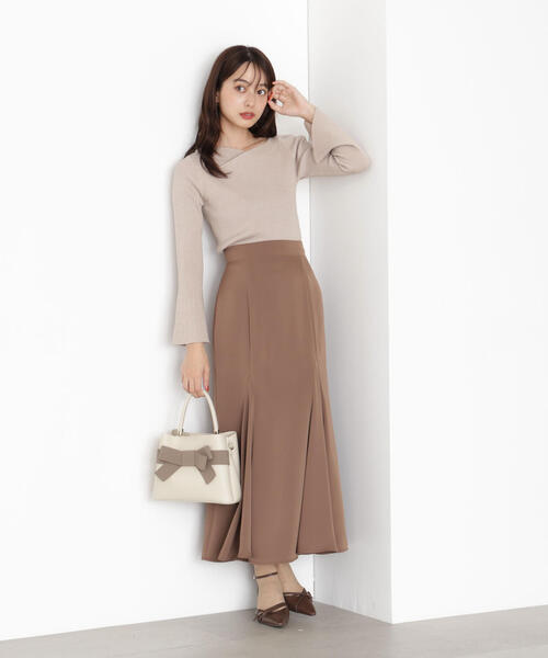 PROPORTION BODY DRESSING(プロポーションボディドレッシング)の「<ハンドウォッシャブル>ニュアンスネックラメリブニット / 1215270916(ニット/セーター・レディース・ベージュ/ダークグレー/ホワイト系その他・SMALL/MEDIUM)」の21枚目の写真