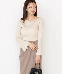 PROPORTION BODY DRESSING | <ハンドウォッシャブル>ニュアンスネックラメリブニット / 1215270916(ニット/セーター)