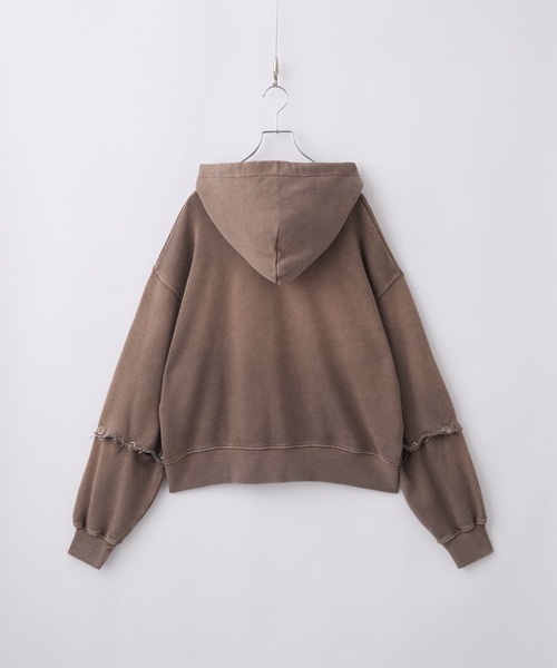 Spielio】Vintage-like detachable sweatshirt hoodie/ヴィンテージ