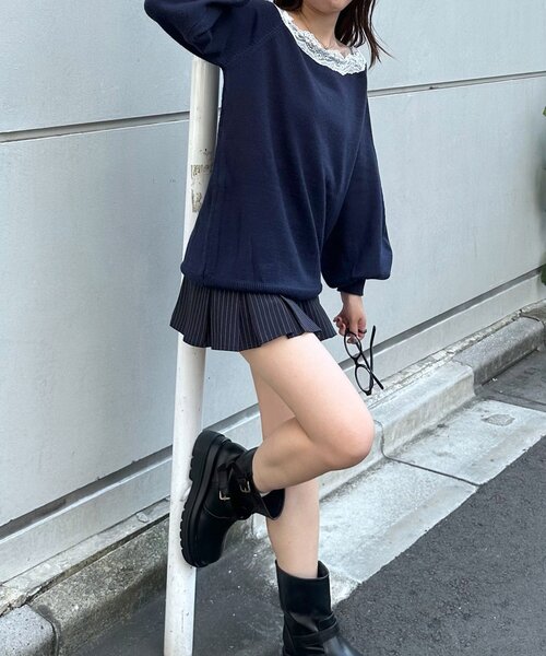 dayun107企画】レースニットセットアップ（ニット/セーター