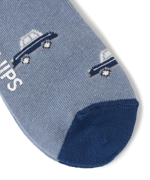 SHIPS（シップス）の「SHIPS KIDS: くるま柄 ソックス（ソックス/靴下・キッズ・ライトグレー/ベージュ/ブルー系その他・LARGE/MEDIUM/X-SMALL/SMALL）」の6枚目の写真