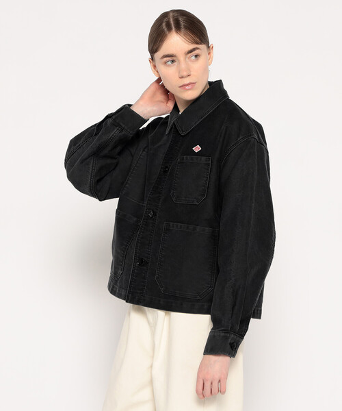 mako13　美品　DANTON JACKET サイズ38 WOMEN'S MOLESKIN WIDE COVERALL JACKET（その他アウター