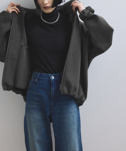 WEB限定】ダンボールコクーンブルゾン（ブルゾン）｜ADAM ET