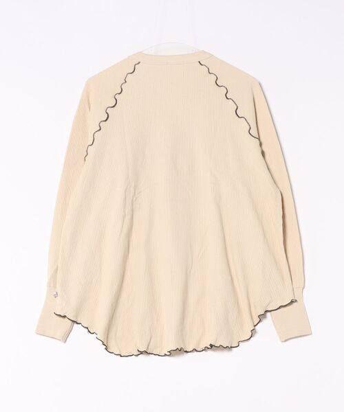 MARKEY'S（マーキーズ）の「ワッフルメローカットソー/おとな（Tシャツ/カットソー・レディース・オフホワイト/イエロー/杢グレー・160cm）」の12枚目の写真