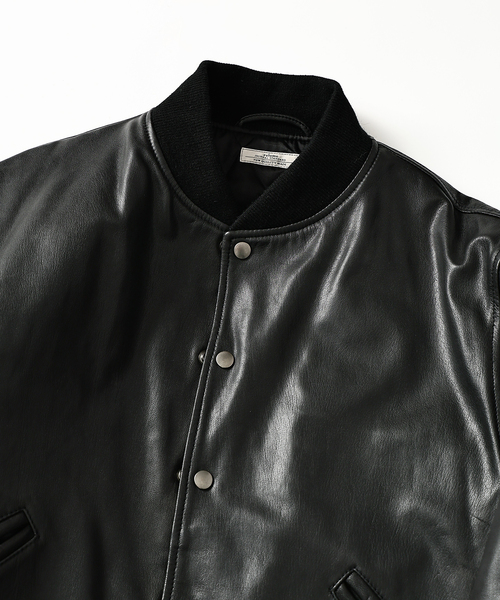 JOURNAL STANDARD relume(ジャーナルスタンダード レリューム)の「ゴートレザー アワード ジャケット(ライダースジャケット・メンズ・ブラック・MEDIUM/SMALL/LARGE)」の10枚目の写真