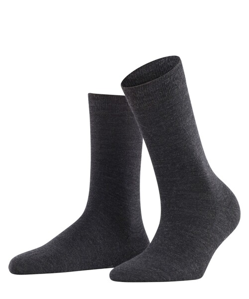 FALKE（ファルケ）の「FALKE | 47488 SOFTMERINO SOCKS WOMEN（ソックス/靴下・レディース・チャコール/ダークブラウン/ライトグレー/ブラウン系その他/Nat・37/38）」の3枚目の写真