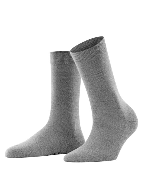 FALKE（ファルケ）の「FALKE | 47488 SOFTMERINO SOCKS WOMEN（ソックス/靴下・レディース・チャコール/ダークブラウン/ライトグレー/ブラウン系その他/Nat・37/38）」の2枚目の写真