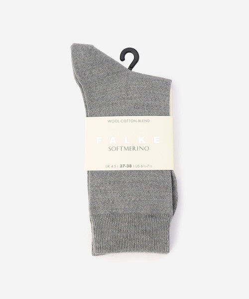 FALKE（ファルケ）の「FALKE | 47488 SOFTMERINO SOCKS WOMEN（ソックス/靴下・レディース・チャコール/ダークブラウン/ライトグレー/ブラウン系その他/Nat・37/38）」の11枚目の写真