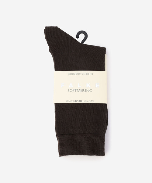 FALKE（ファルケ）の「FALKE | 47488 SOFTMERINO SOCKS WOMEN（ソックス/靴下・レディース・チャコール/ダークブラウン/ライトグレー/ブラウン系その他/Nat・37/38）」の13枚目の写真