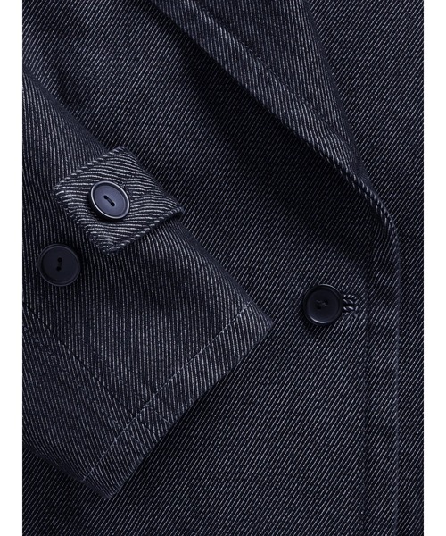 GapStudio(ギャップスタジオ)の「GapStudio デニム コクーンコート(ピーコート・レディース・インディゴブルー・XXS/L/M/S/XS)」の2枚目の写真