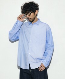 Firsthand | Firsthand/ファーストハンド リラックスフィット ランダム切り替え レギュラーシャツ / 長袖(シャツ/ブラウス)