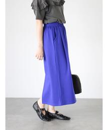 Te chichi TERRASSE（テチチテラス）の「【選べる着丈】ダンボールナロースカート（スカート）」