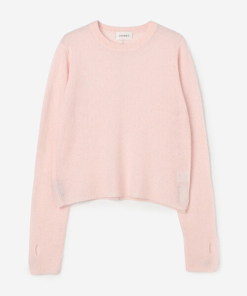 ADAWAS |〈別注〉カシミヤ シアーセーター WOMEN（ニット/セーター