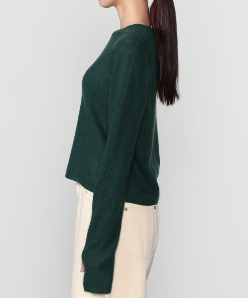 匿名配送 新品未使用 ADAWAS セミシアー クルーネックニット ADAWAS（アダワズ）の「ADAWAS | セミシアー クルーネックニット