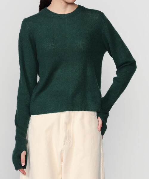 ADAWAS |〈別注〉カシミヤ シアーセーター WOMEN（ニット