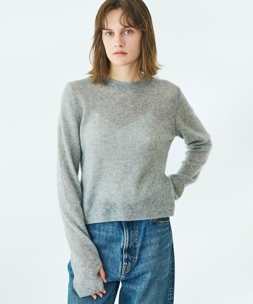 NOMページ ADAWAS |〈別注〉カシミヤ シアーセーター WOMEN（ニット