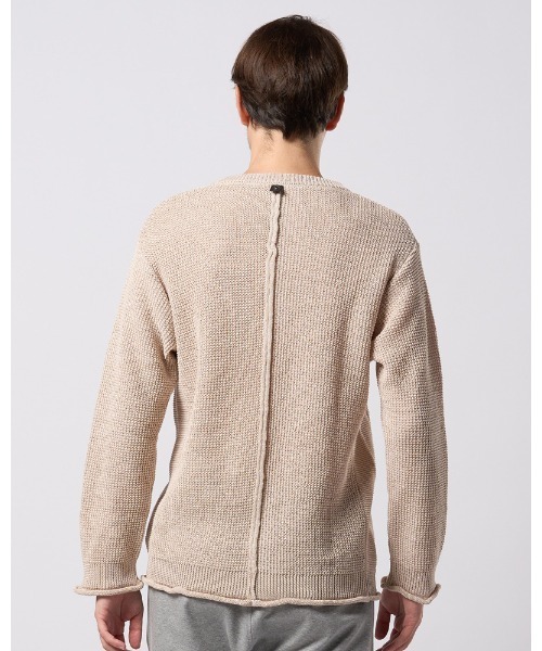 wjk（ダヴルジェイケイ）の「GIMA crew summer knit（ニット/セーター・メンズ・ライトグレー/ライトブルー/ライトベージュ・SMALL/MEDIUM/LARGE/X-LARGE）」の9枚目の写真