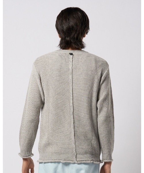 wjk（ダヴルジェイケイ）の「GIMA crew summer knit（ニット/セーター・メンズ・ライトグレー/ライトブルー/ライトベージュ・SMALL/MEDIUM/LARGE/X-LARGE）」の12枚目の写真