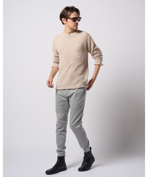 wjk（ダヴルジェイケイ）の「GIMA crew summer knit（ニット/セーター・メンズ・ライトグレー/ライトブルー/ライトベージュ・SMALL/MEDIUM/LARGE/X-LARGE）」の18枚目の写真