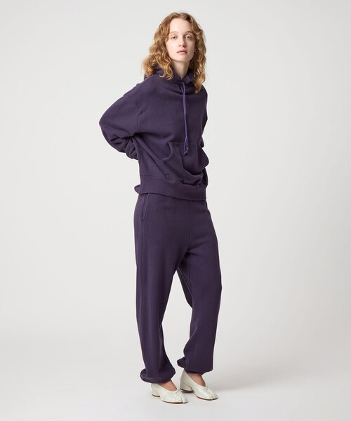完売＜6(ROKU)＞コットンウラケ ギャザーパンツ スウェットパンツ　36 6(ROKU) スウェットパンツ ジャージ 「6(ROKU)」コットンウラケ