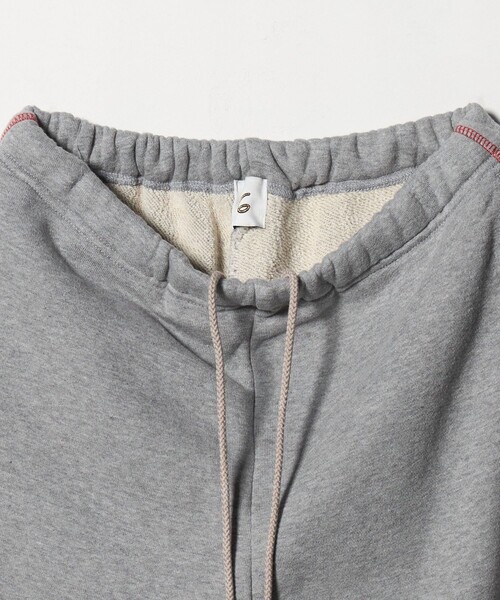 6（ロク）の「＜6(ROKU)＞コットン ウラケ パンツ（スウェットパンツ・レディース・パープル/グレー系・36/38）」の4枚目の写真