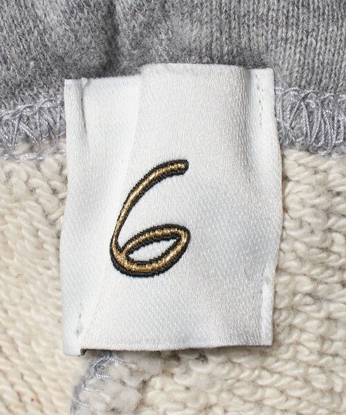 6（ロク）の「＜6(ROKU)＞コットン ウラケ パンツ（スウェットパンツ・レディース・パープル/グレー系・36/38）」の7枚目の写真