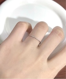 【blatto 925silver】シルバー925 華奢カットライトリング esm-ring-8-8【RBTS】