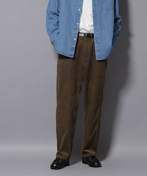 NANO universe（ナノユニバース）の「コーデュロイイージーバギーパンツ（その他パンツ・メンズ・ブラック/ブラウン/ライトベージュ・S/M/L）」の2枚目の写真