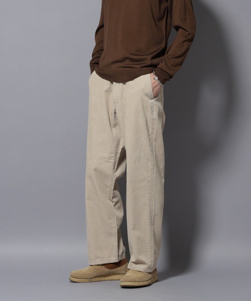 NANO universe（ナノユニバース）の「コーデュロイイージーバギーパンツ（その他パンツ・メンズ・ブラック/ブラウン/ライトベージュ・S/M/L）」の3枚目の写真