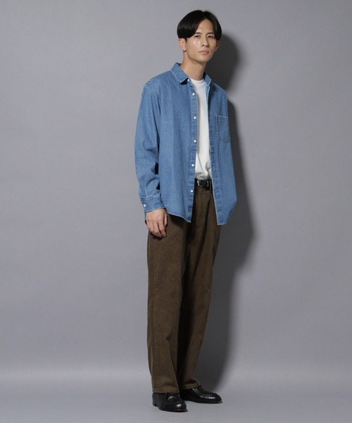 NANO universe（ナノユニバース）の「コーデュロイイージーバギーパンツ（その他パンツ・メンズ・ブラック/ブラウン/ライトベージュ・S/M/L）」の7枚目の写真