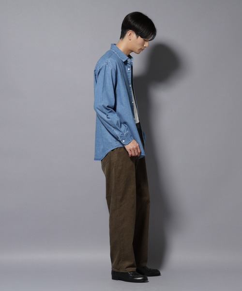 NANO universe（ナノユニバース）の「コーデュロイイージーバギーパンツ（その他パンツ・メンズ・ブラック/ブラウン/ライトベージュ・S/M/L）」の8枚目の写真