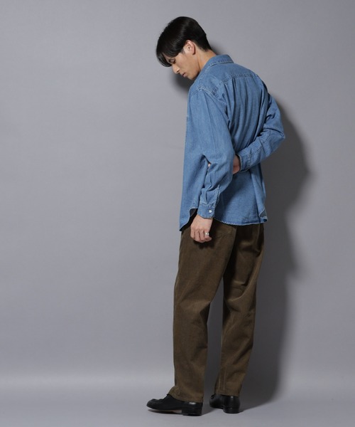 NANO universe（ナノユニバース）の「コーデュロイイージーバギーパンツ（その他パンツ・メンズ・ブラック/ブラウン/ライトベージュ・S/M/L）」の9枚目の写真