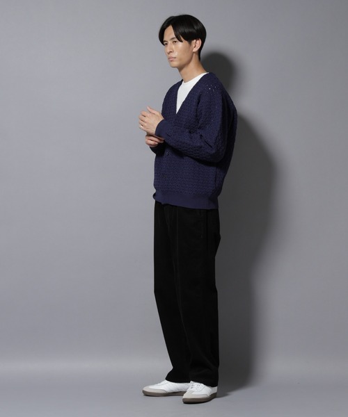 NANO universe（ナノユニバース）の「コーデュロイイージーバギーパンツ（その他パンツ・メンズ・ブラック/ブラウン/ライトベージュ・S/M/L）」の14枚目の写真